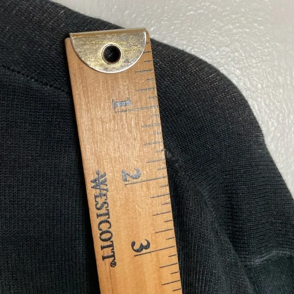 Chico's Retro Floral Mock-Neck Pullover Sweater Size 4 US XXL Basic Minimalist - Picture 5 of 9